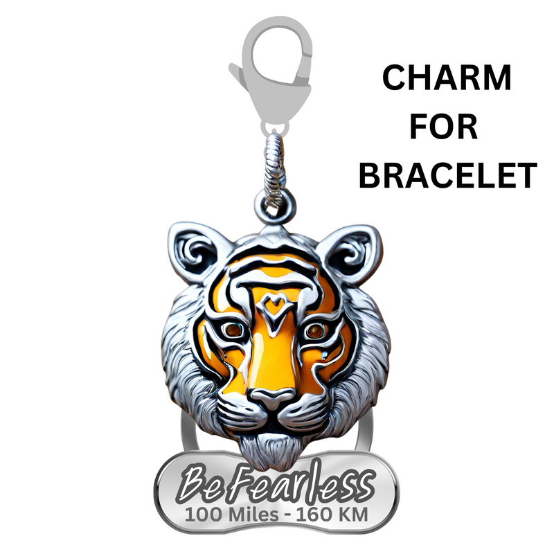 Be Fearless 100 Mile Challenge - Charm for bracelet! NOW SHIPPING