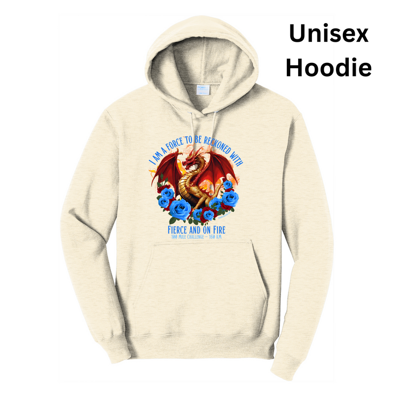 Fierce & on Fire 100 Mile Challenge - HOODIE - NOW SHIPPING