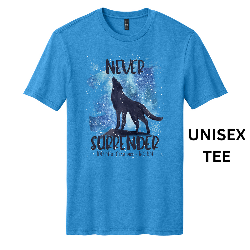 Never Surrender 100 Mile Challenge - MEDAL & TEE - Now Shipping