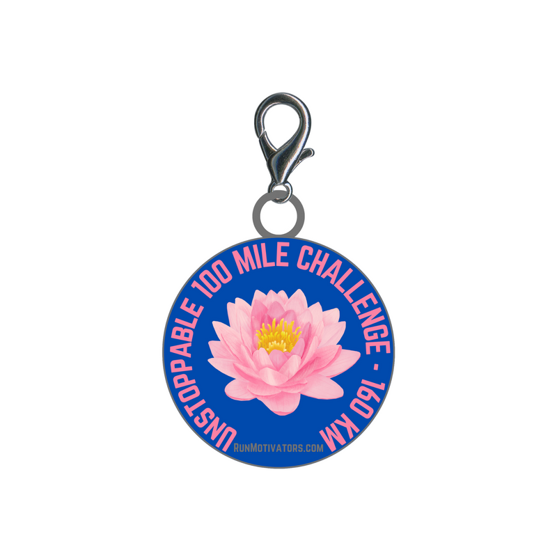 Unstoppable 100 Mile Challenge - Charm for bracelet!- NOW SHIPPING