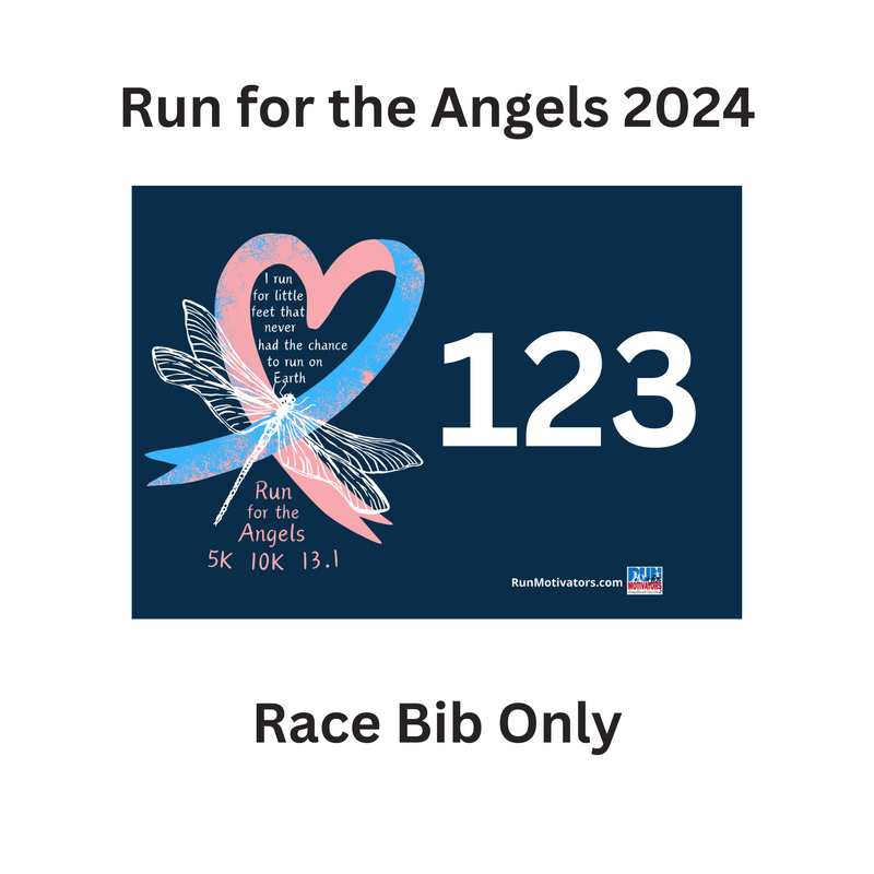 Run for the Angels 2024 Tyvek Race Bib