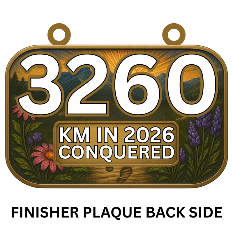2026 Miles in 2026 Invicible Challenge - MEDAL - PREORDER SHIPS END OF FEB 2026