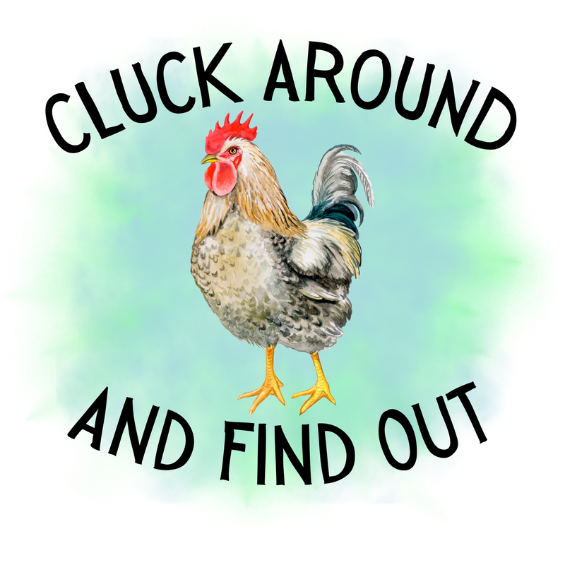 Cluck Around and Find Out -  Vinyl Sticker