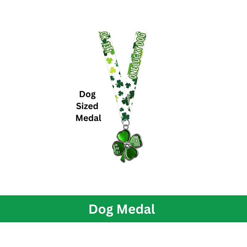 Lucky Dog Mom 5K 10K 13.1 - MEDAL DOG ONLY - NOW SHIPPING