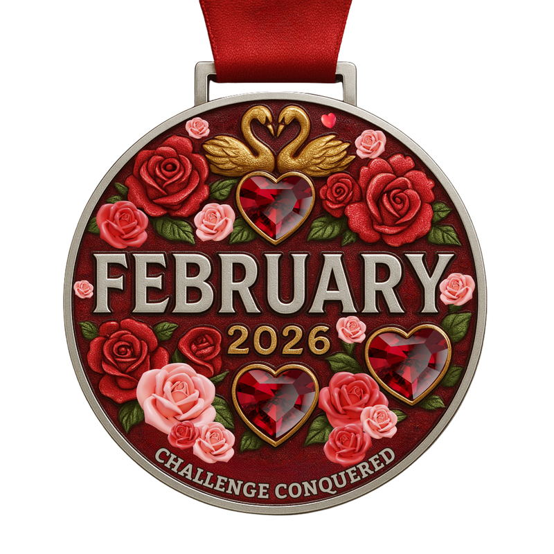 2026 Monthly Challenges JAN to JUNE PACK (6 medals) - SHIPS JAN 2026