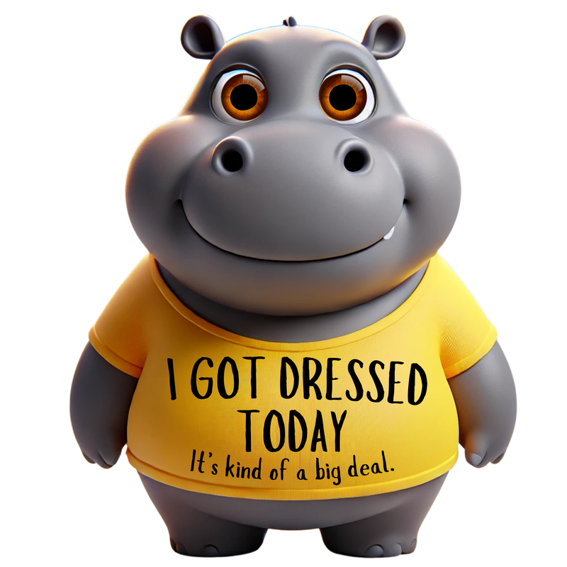 I Got Dressed Today -  Vinyl Sticker