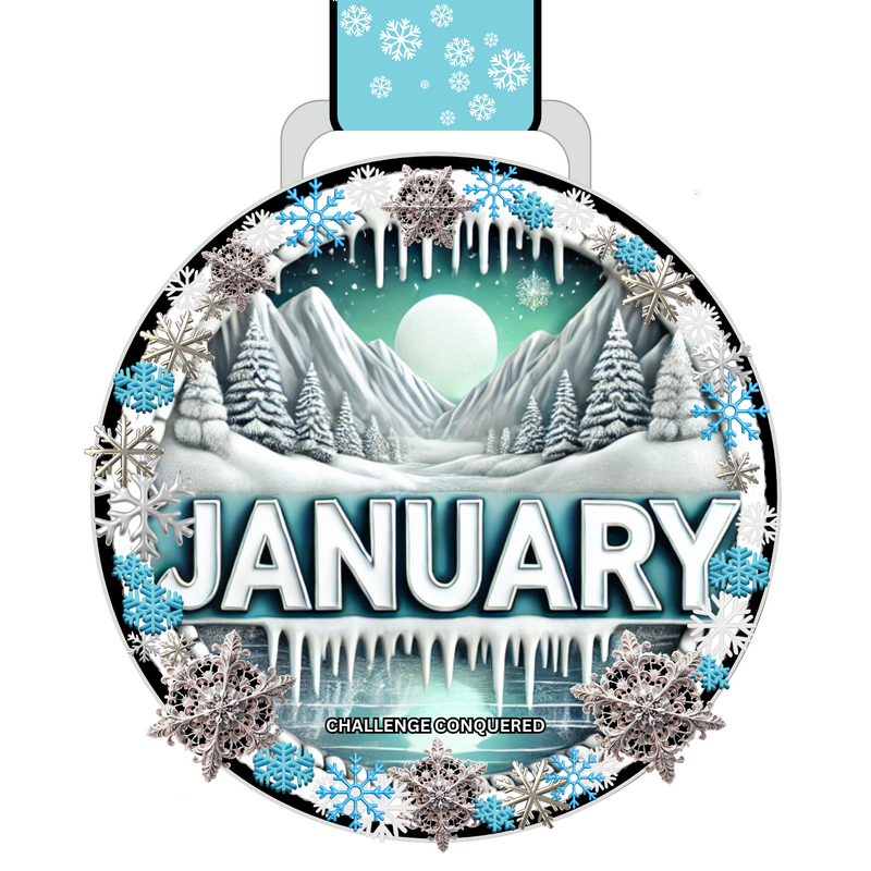 PACKAGE DEAL- all 12 Monthly Challenge Medals - NOW SHIPPING