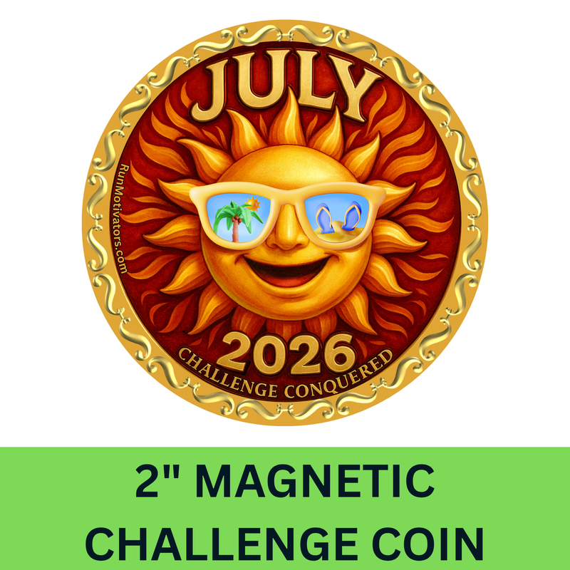 2026 Monthly Challenge ALL 12 MAGNETIC CHALLENGE *COINS* - SHIPS IN JAN 2026