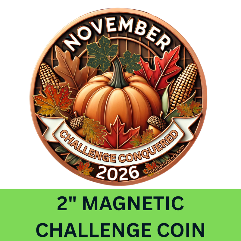 2026 Monthly Challenge ALL 12 MAGNETIC CHALLENGE *COINS* - SHIPS IN JAN 2026