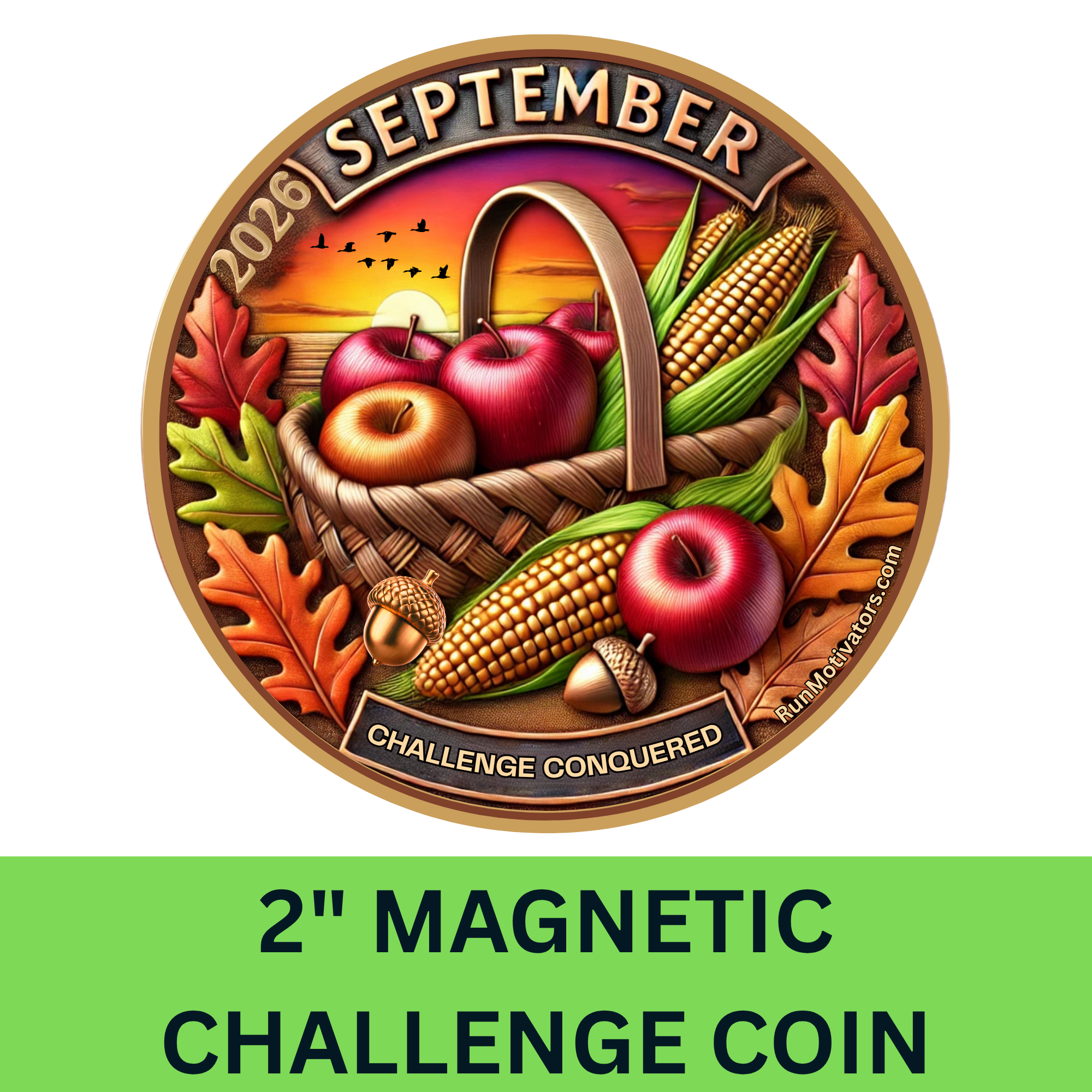 2026 Monthly Challenge SEPTEMBER MAGNETIC COIN - SHIPS IN FEB 2026 ...