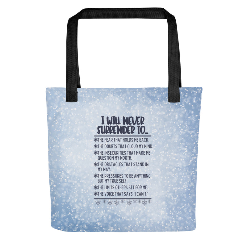 Never Surrender Tote bag