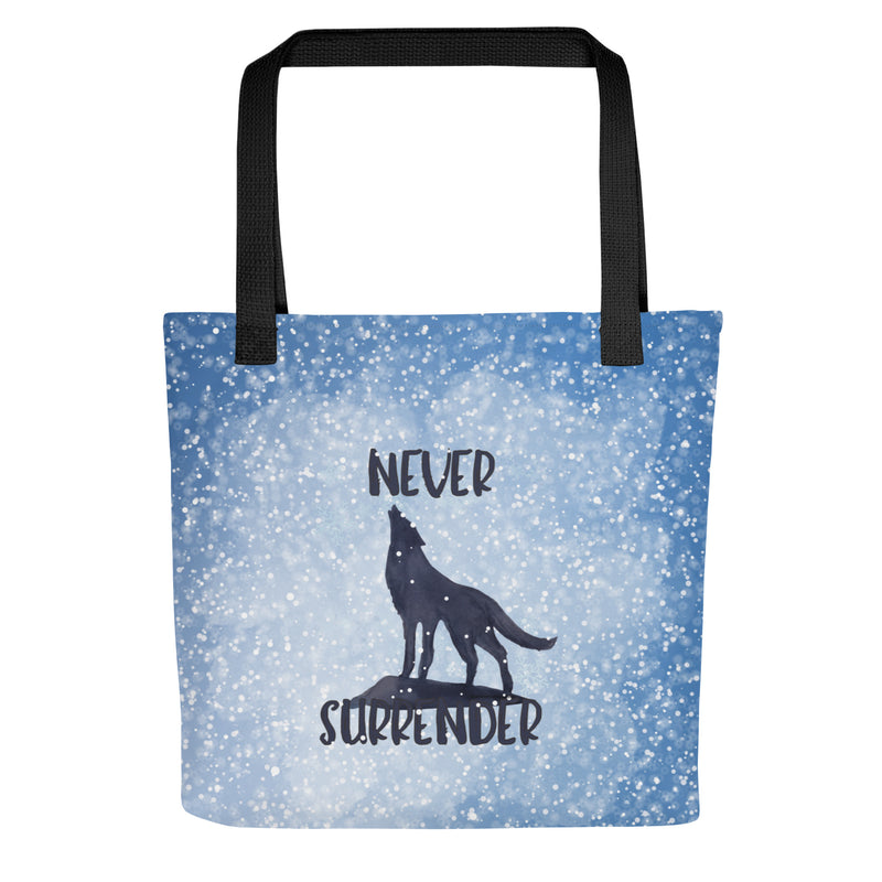 Never Surrender Tote bag