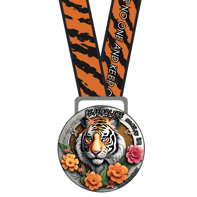 Be Fearless 100 Mile Challenge - MEDAL & HOODIE - SHIPS end of March