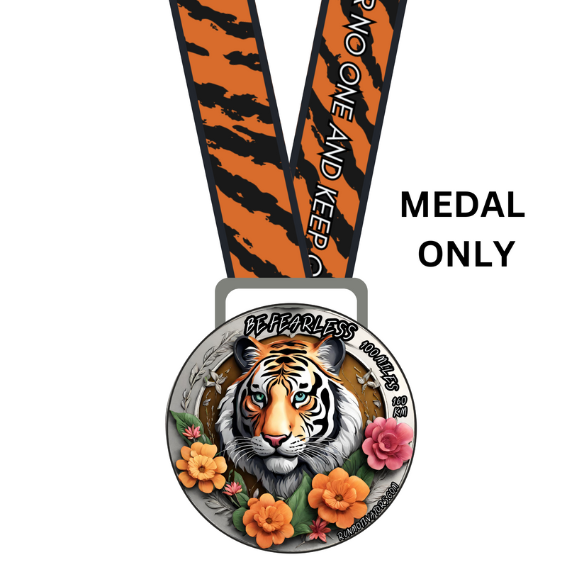 Be Fearless 100 Mile Challenge - MEDAL & TANK - SHIPS end of March