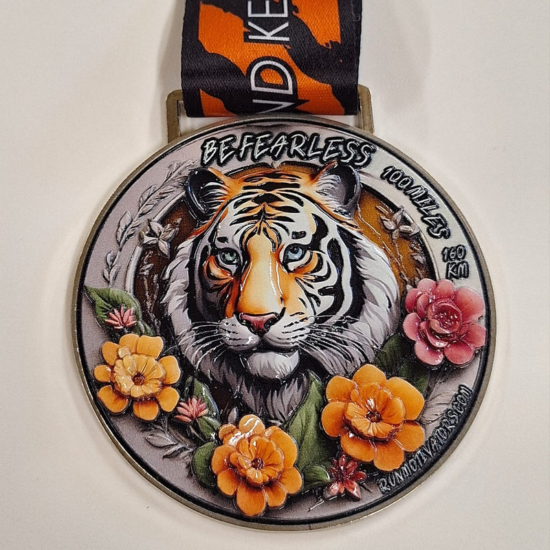 Be Fearless 100 Mile Challenge - Medal - NOW SHIPPING