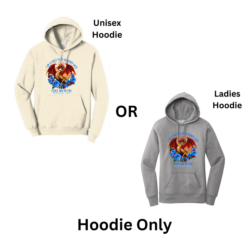 Fierce & on Fire 100 Mile Challenge - HOODIE - NOW SHIPPING