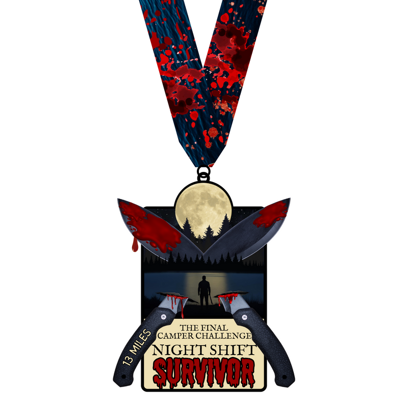 The Final Camper Challenge : NIGHT SHIFT Medal - PREORDER SHIPS IN OCT