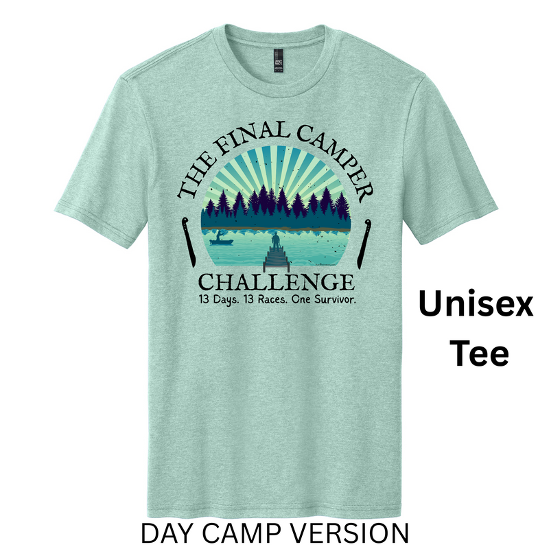 Final Camper Challenge - DAY CAMP - MEDAL & TEE - PREORDER SHIPS IN OCT