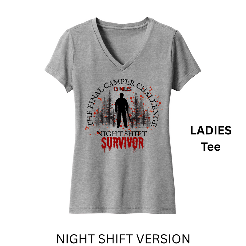 Final Camper Challenge - NIGHT SHIFT MEDAL & TEE - PREORDER SHIPS IN OCT
