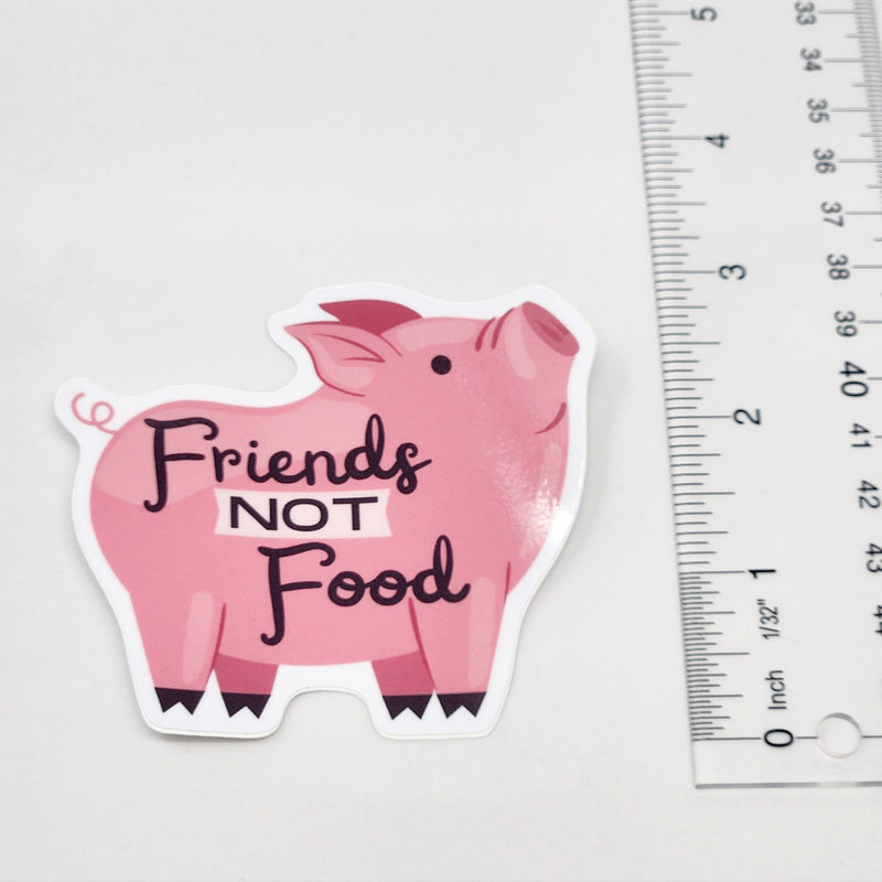 Friends not Food - Vinyl Sticker