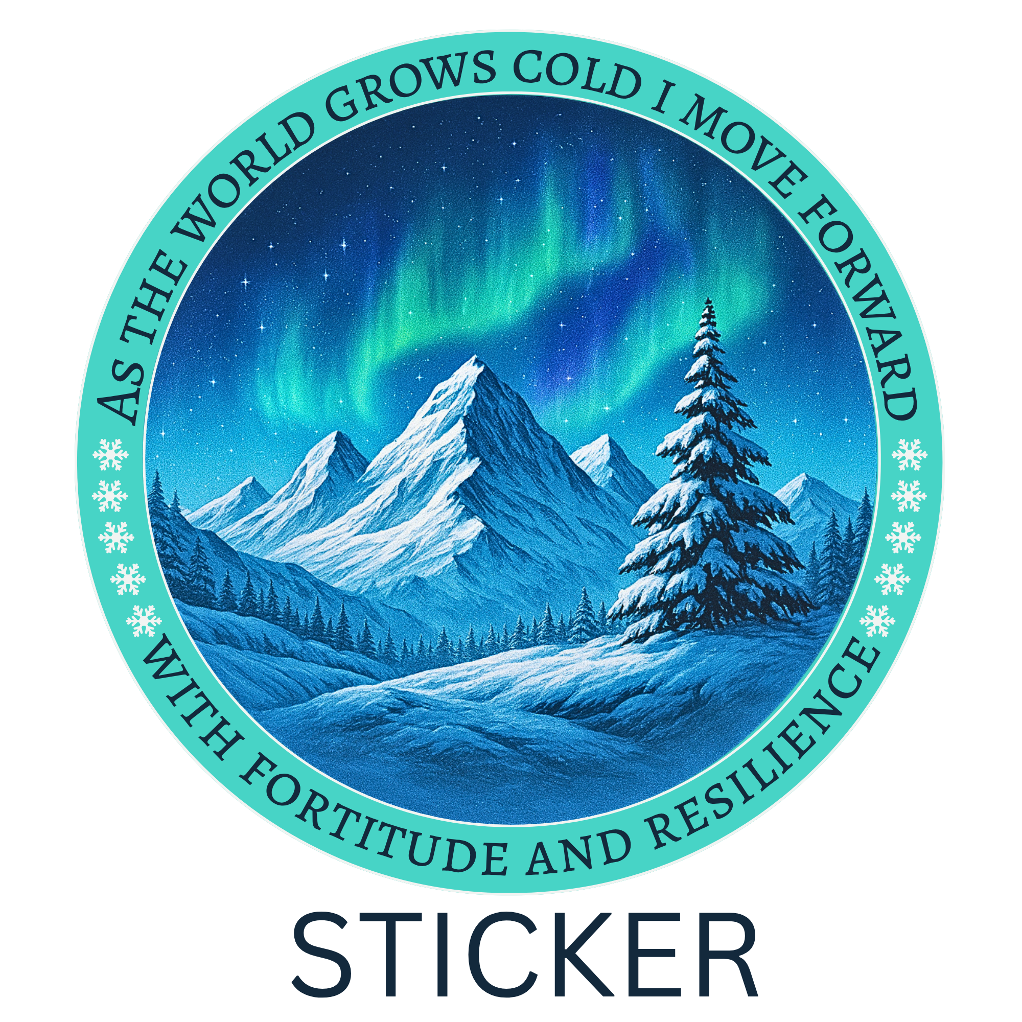 Frost and Fortitude - Vinyl Sticker – RunMotivators