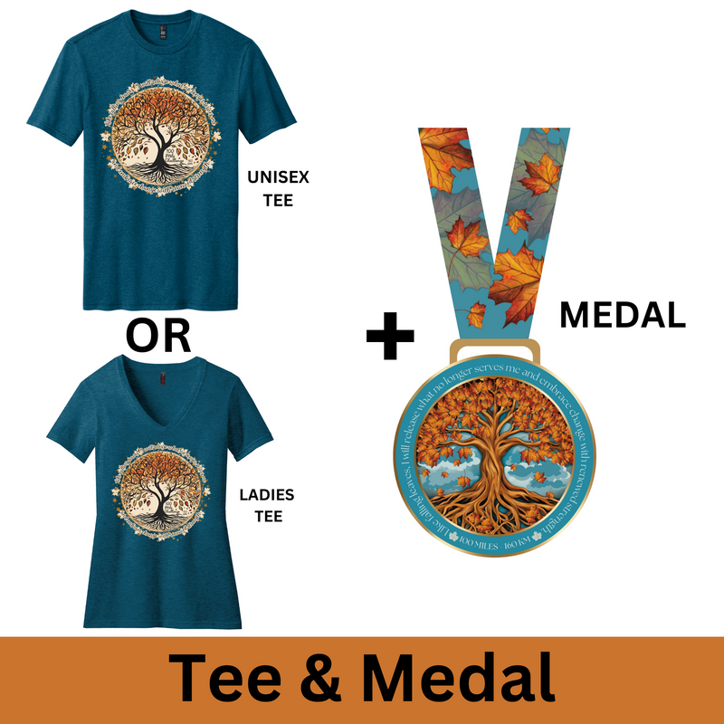 Let Go 100 Mile Challenge - MEDAL & TShirt - NOW SHIPPING