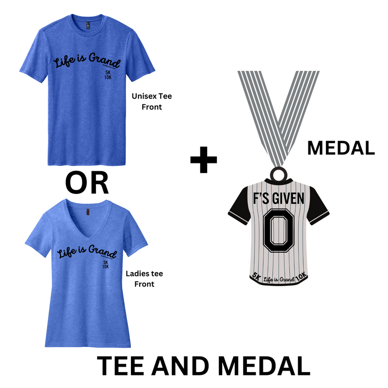 Life is Grand Race - TEE & MEDAL - NOW SHIPPING