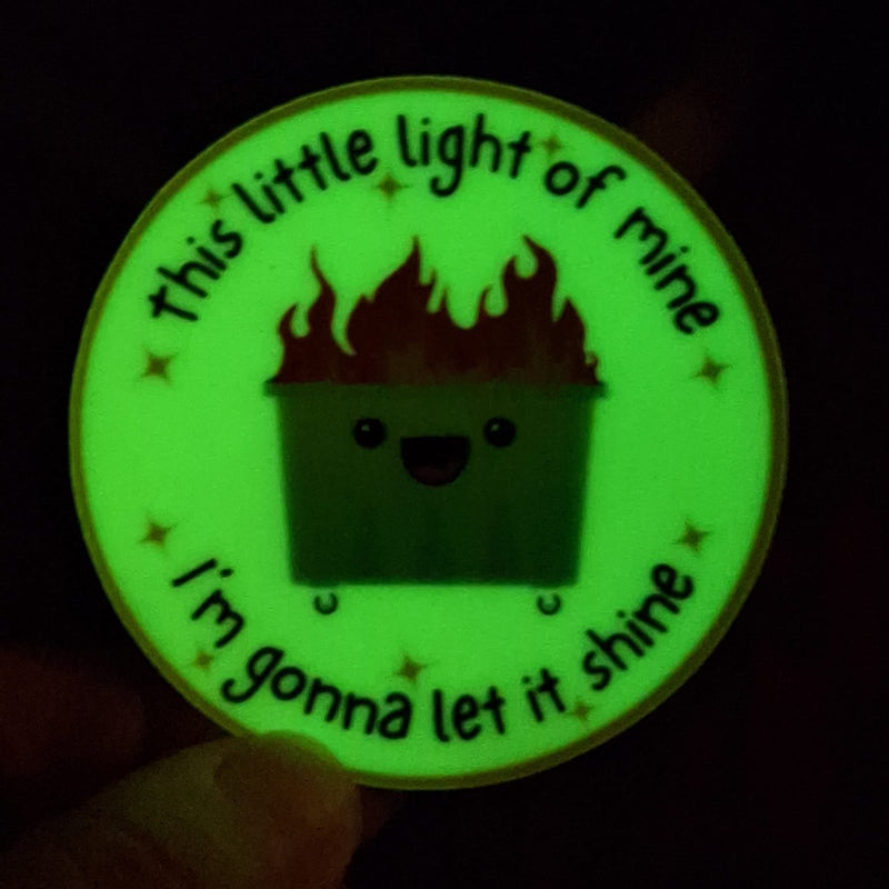 Little Light - Glow-in-the-dark Vinyl Sticker