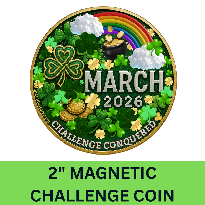 2026 Monthly Challenge ALL 12 MAGNETIC CHALLENGE *COINS* - SHIPS IN JAN 2026