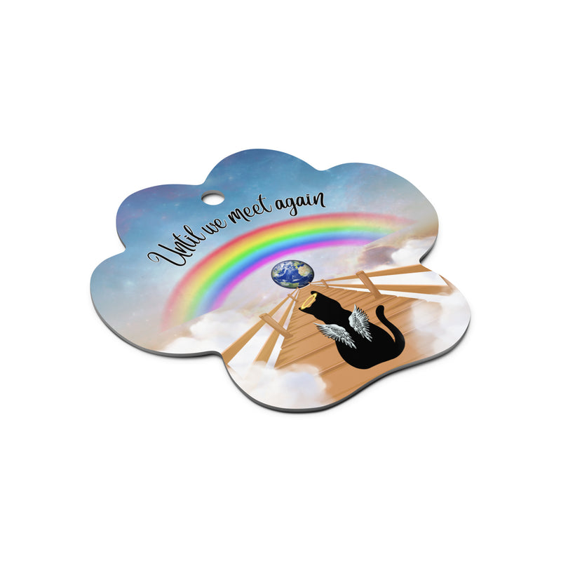 Rainbow Bridge CAT Memorial Metal ornament