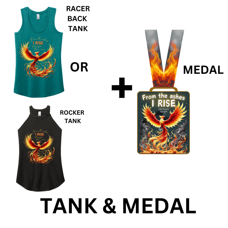 Phoenix Rising 100 Mile Challenge - MEDAL & TANK - SHIPS JAN 30, 2025