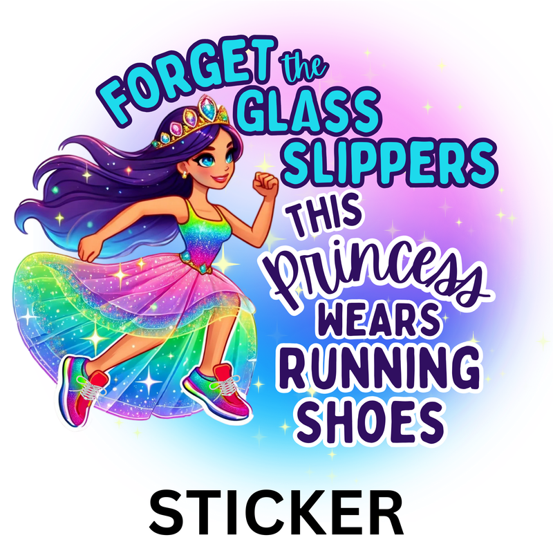 Running Princess - PREORDER-  Vinyl Sticker