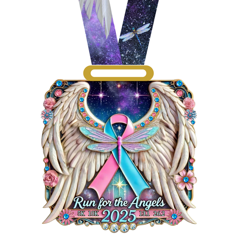 2025 Run for the Angels - MEDAL & TEE - SHIPS APRIL 20, 2025