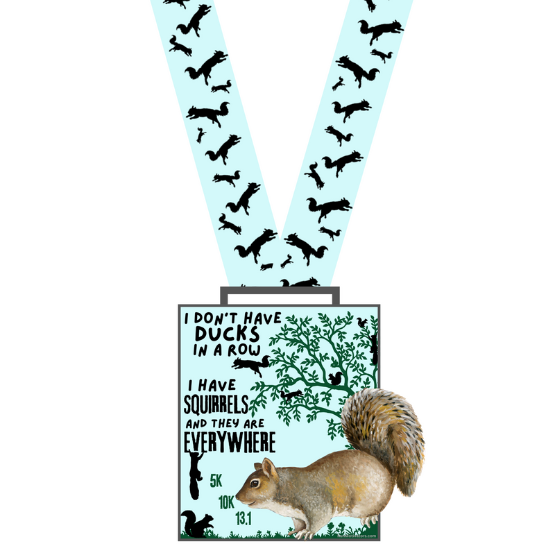 Squirrels Race - TEE (+medal OPTIONAL) - SHIPS JUNE 15