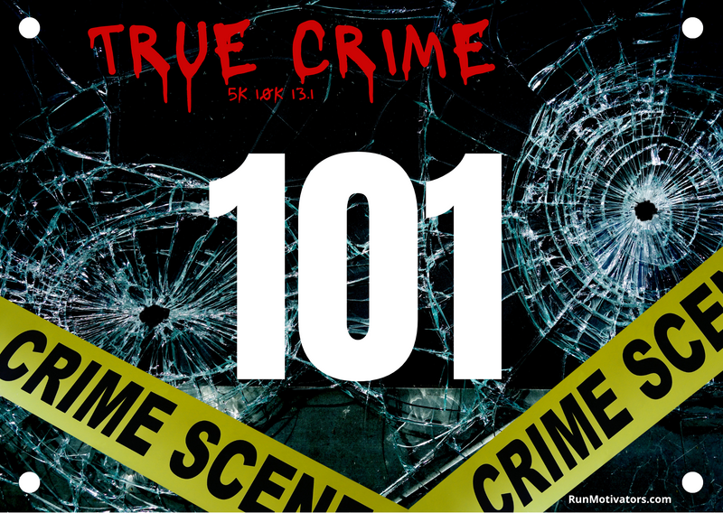 True Crime Tyvek Race Bib - SHIPS OCT 30th