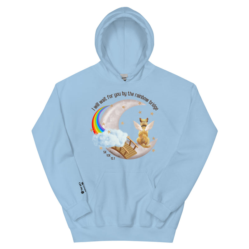 Rainbow Bridge Race Unisex Hoodie PERSONALIZED DOG VERSION