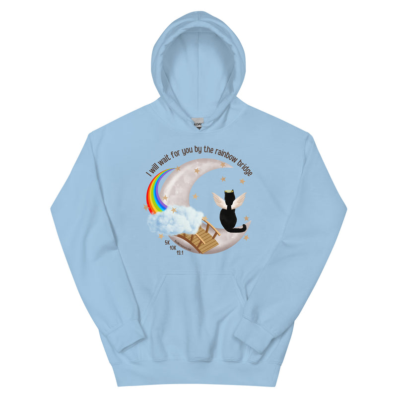 Rainbow Bridge Race Unisex Hoodie PERSONALIZED - CAT VERSION