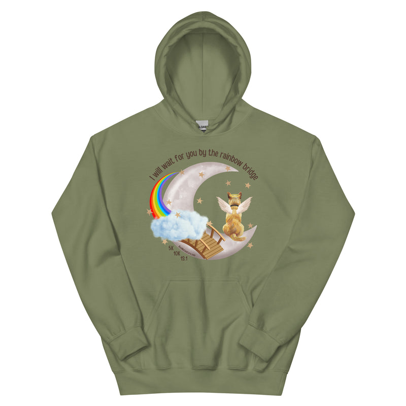 Rainbow Bridge Race Unisex Hoodie - DOG VERSION