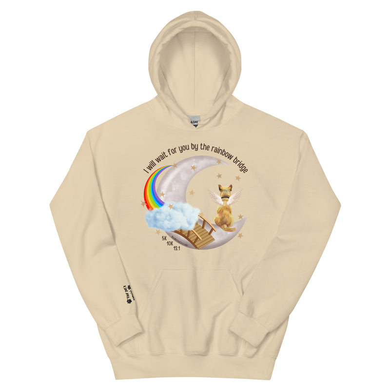 Rainbow Bridge Race Unisex Hoodie PERSONALIZED DOG VERSION