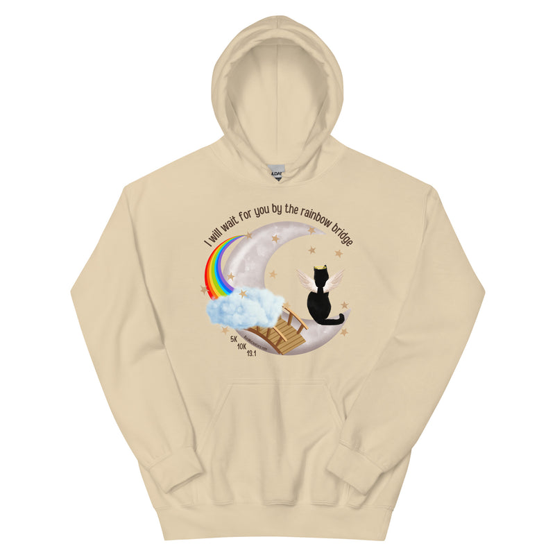 Rainbow Bridge Race Unisex Hoodie PERSONALIZED - CAT VERSION