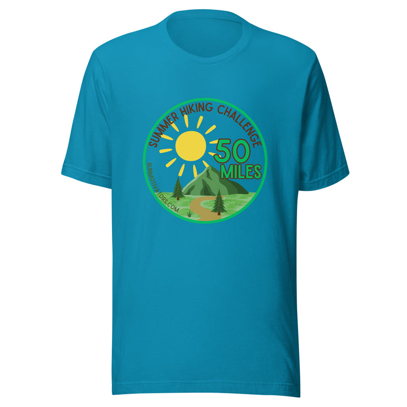 Summer Hiking Challenge Unisex Cotton Tee