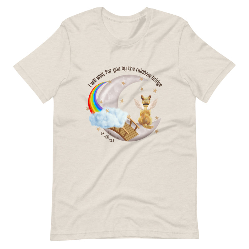 Rainbow Bridge Race Unisex Tee - DOG VERSION