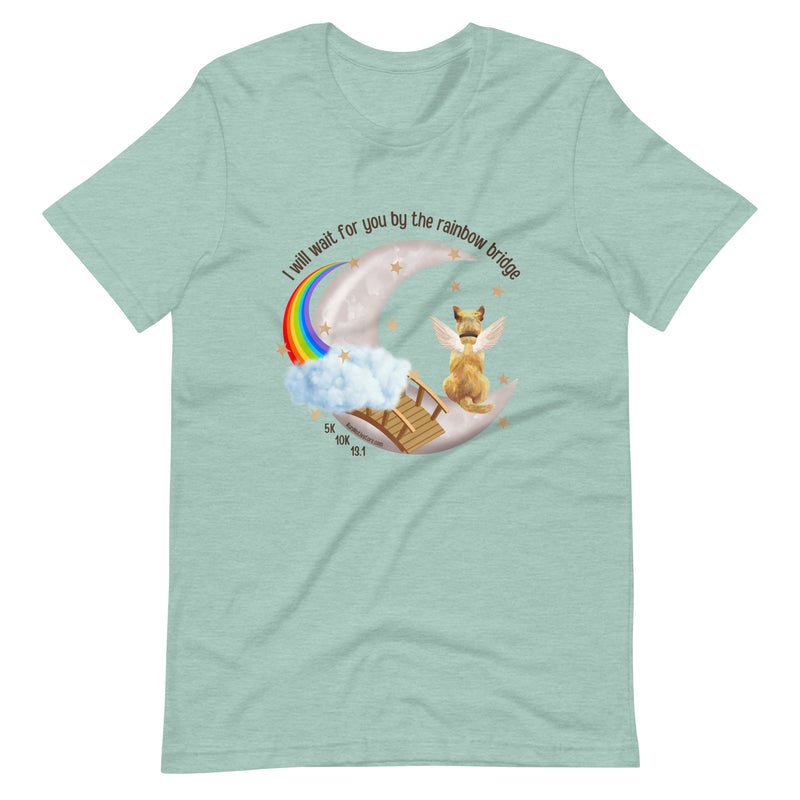 Rainbow Bridge Race Unisex Tee - DOG VERSION