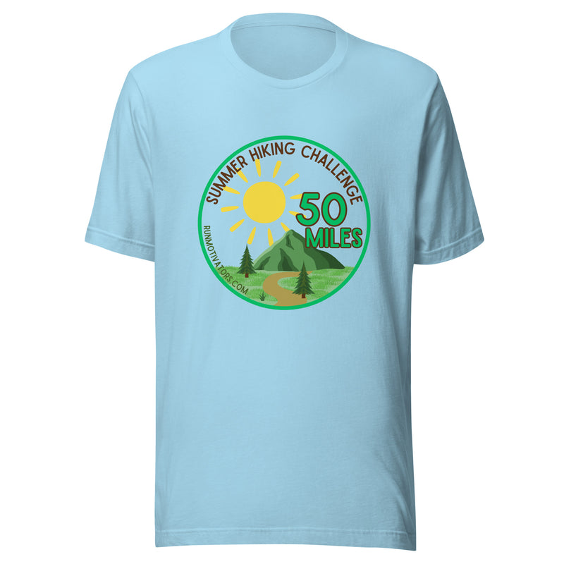 Summer Hiking Challenge Unisex Cotton Tee