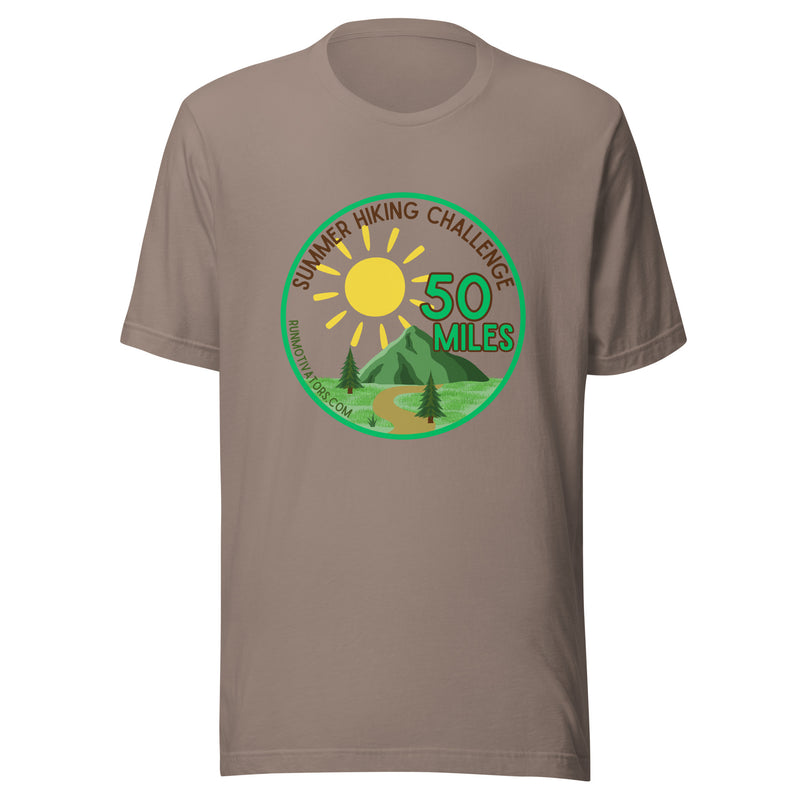 Summer Hiking Challenge Unisex Cotton Tee