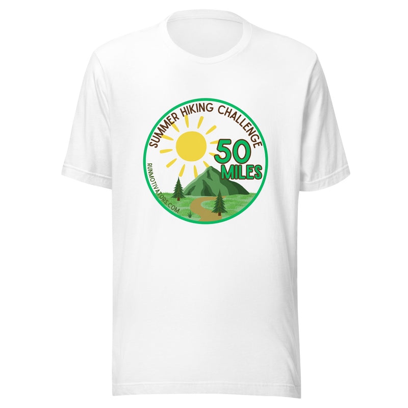 Summer Hiking Challenge Unisex Cotton Tee