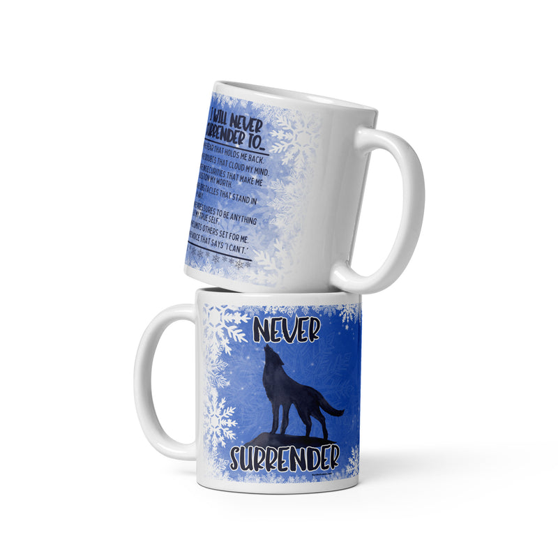 Never Surrender Mug