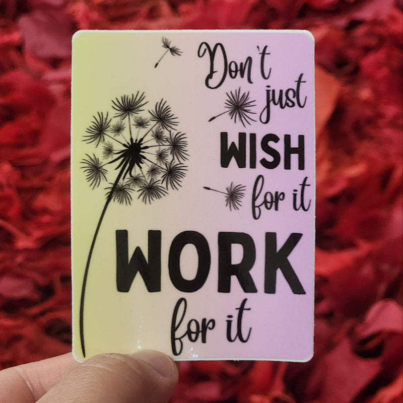 Work for It - Vinyl Sticker