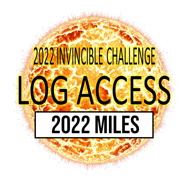 LOG ACCESS - 2022 MILES GOAL for 2022 Invincible Challenge