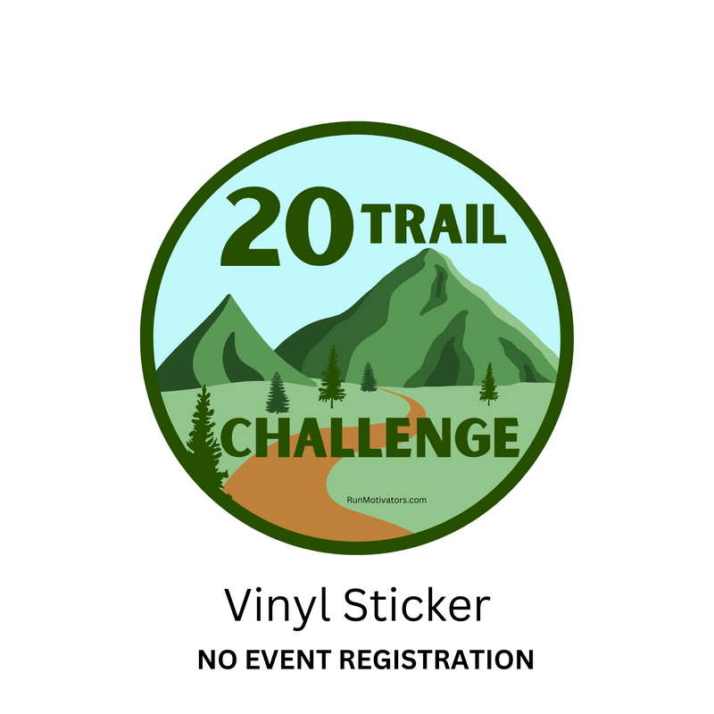 20 Trail Challenge - sticker add-on - no event registration